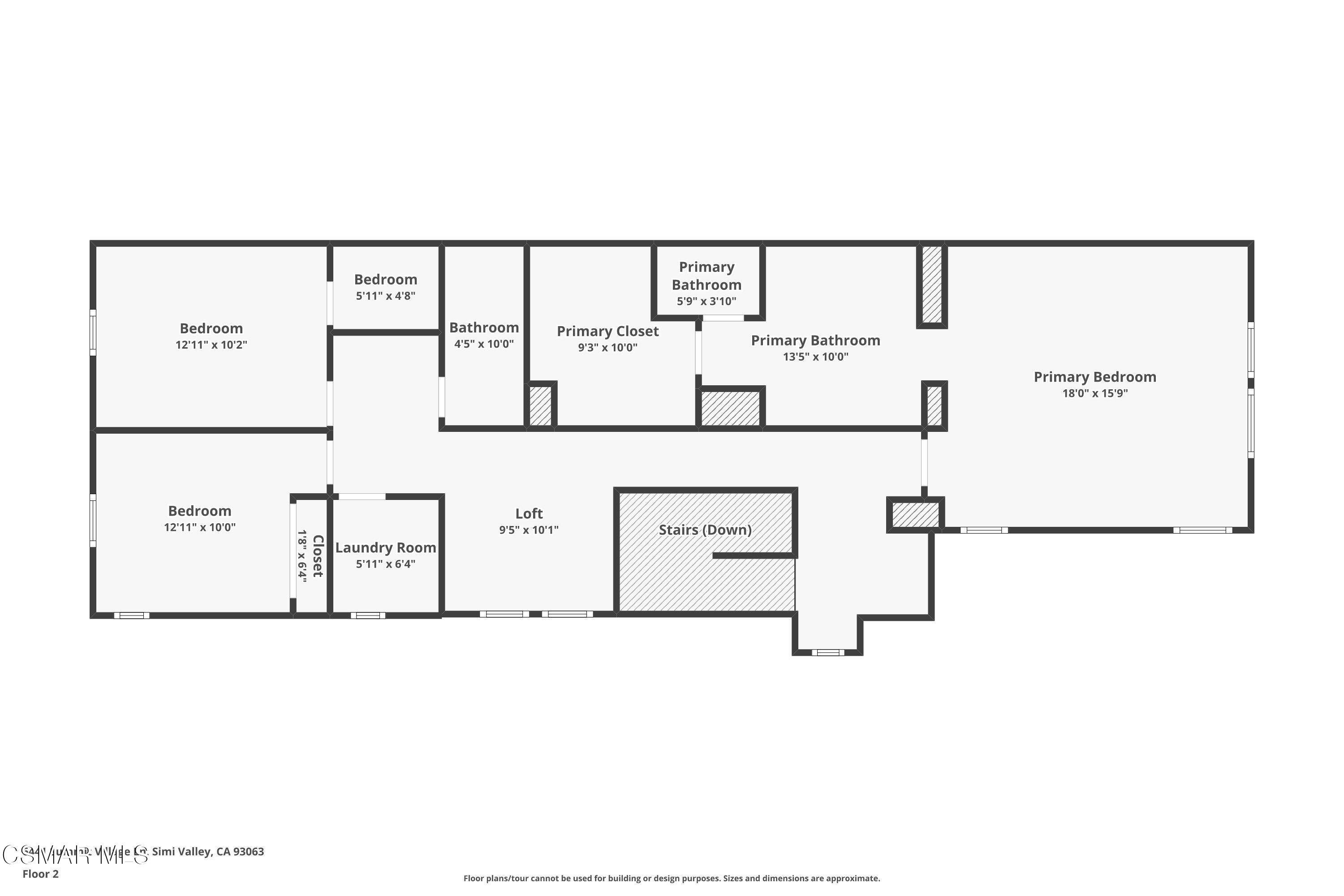 6441 Summit Village Lane, Unit 3 Simi Valley, CA 93063 - Photo 40 of 41 a picture of a floor plan