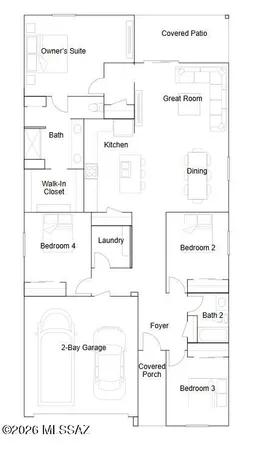 $381,990 | 9669 West Gilded Street, Marana, AZ 85658