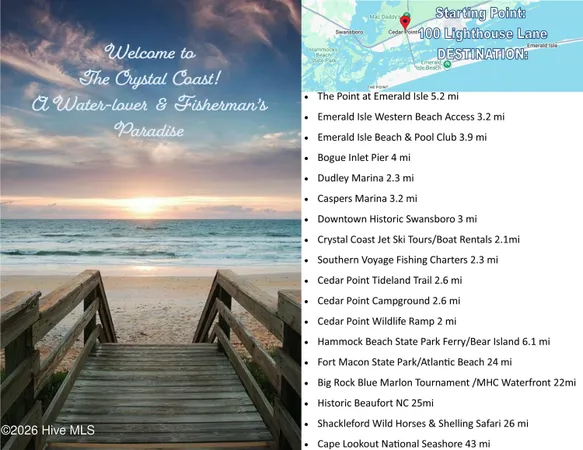 $271,900 | 100 Lighthouse Lane, Unit D3, Cedar Point, NC 28584