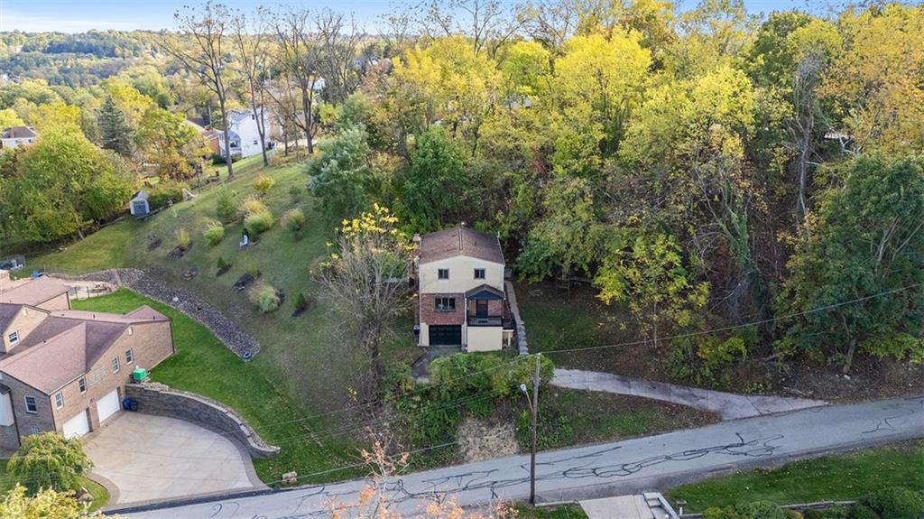 1670 Breining Street Pittsburgh, PA 15234 - Photo 38 of 39 an aerial view of a house with a yard