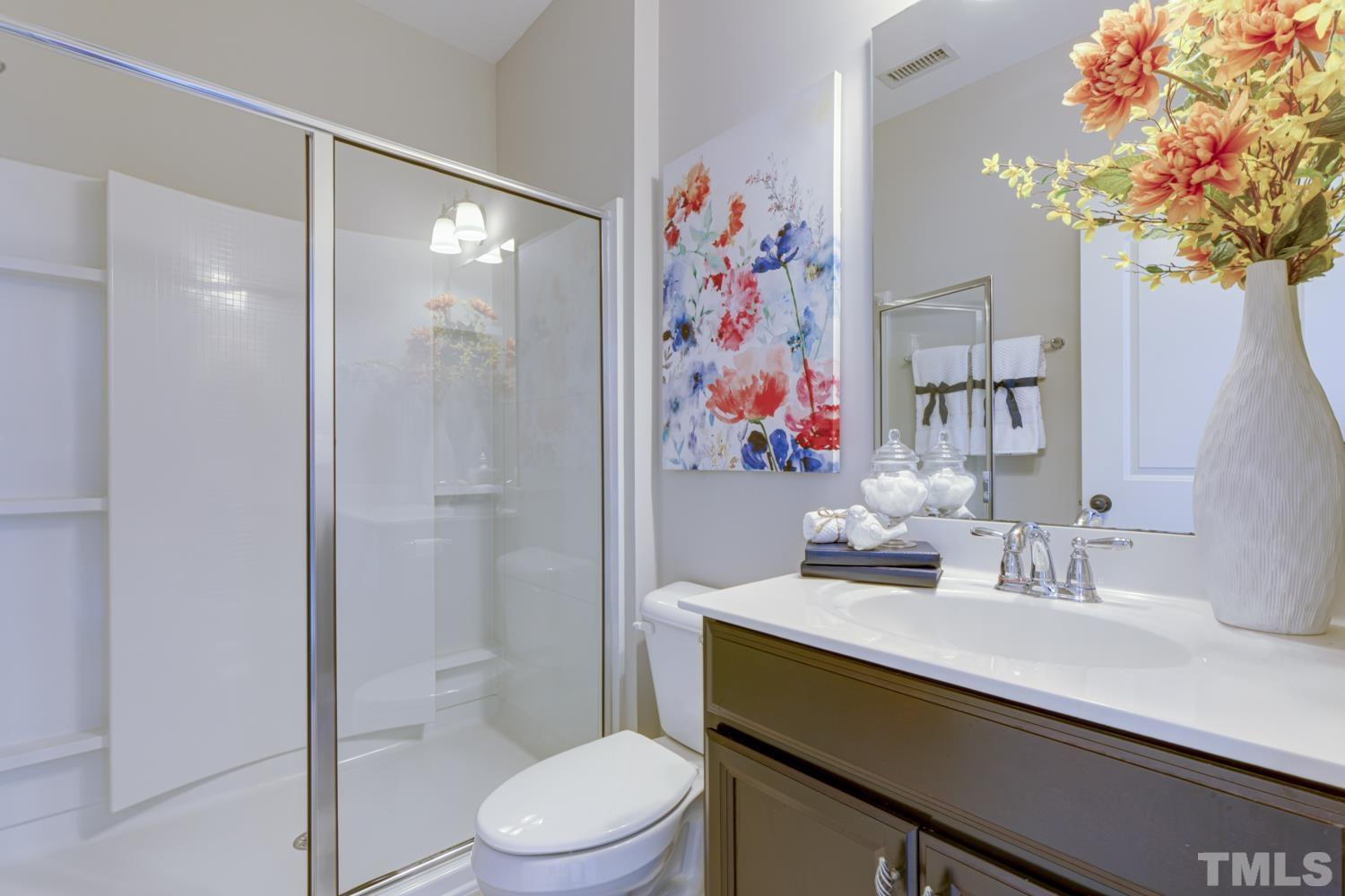 125 Victorian Oaks Drive Durham, NC 27713 - Photo 5 of 15 One of the three full baths AND the 3rd floor is plumbed for an additional bath if you choose to finish!