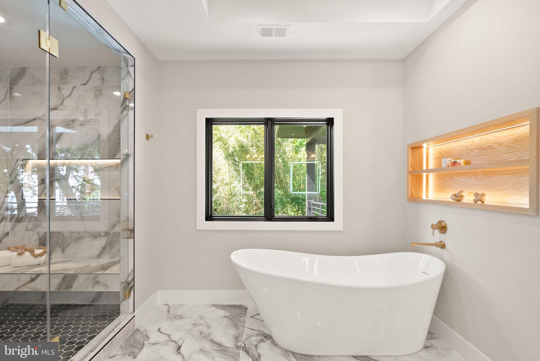 6329 Halsey Road McLean, VA 22101 - Photo 51 of 94 Serene spa-like bathroom retreat.