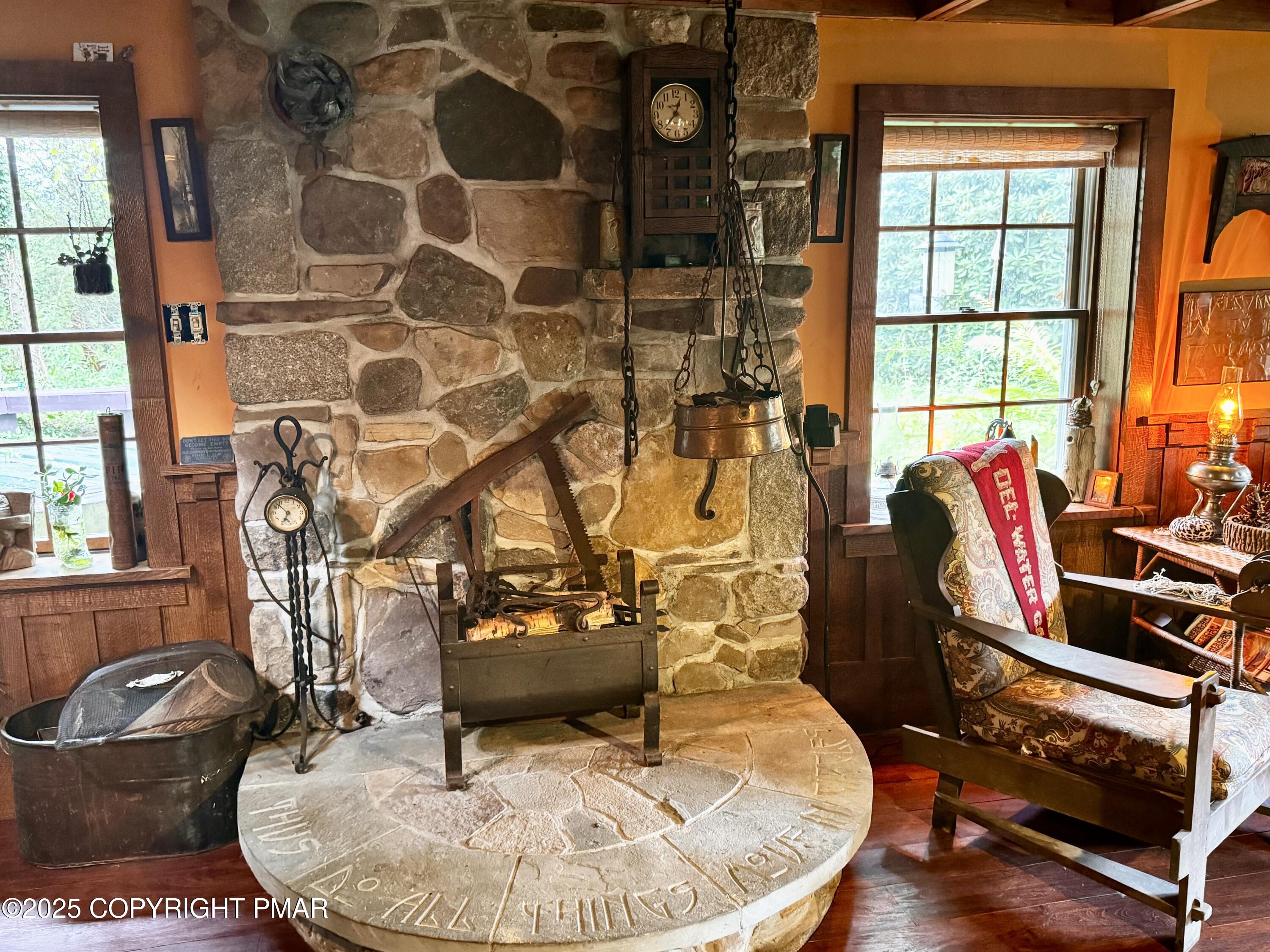 221 Pocono Road Pocono Summit, PA 18346 - Photo 16 of 28 Artsian hearth
