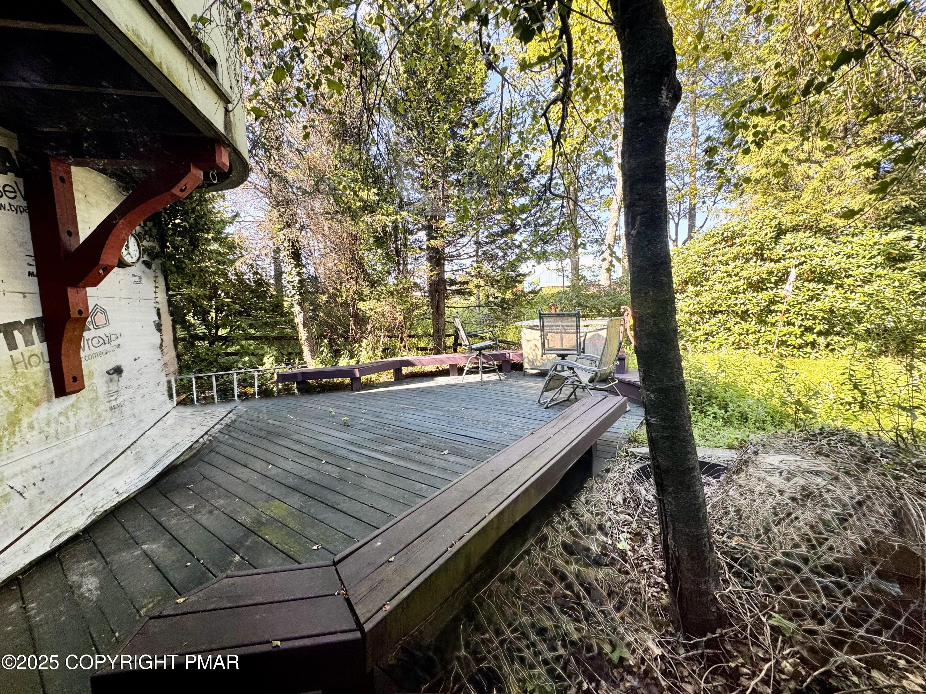 221 Pocono Road Pocono Summit, PA 18346 - Photo 20 of 28 back deck