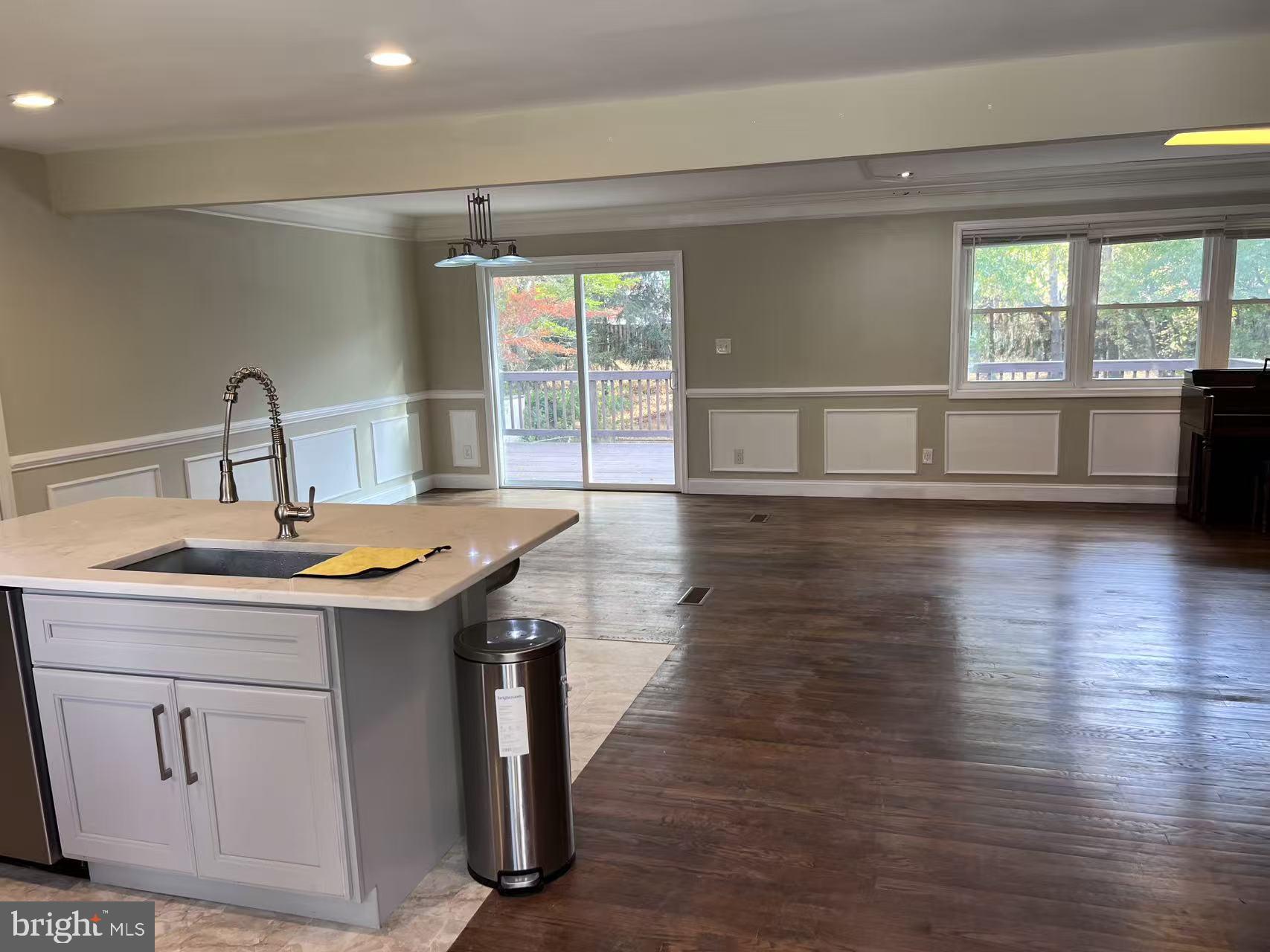 4106 Southend Road Rockville, MD 20853 - Photo 18 of 36 a kitchen with a sink and wooden floor