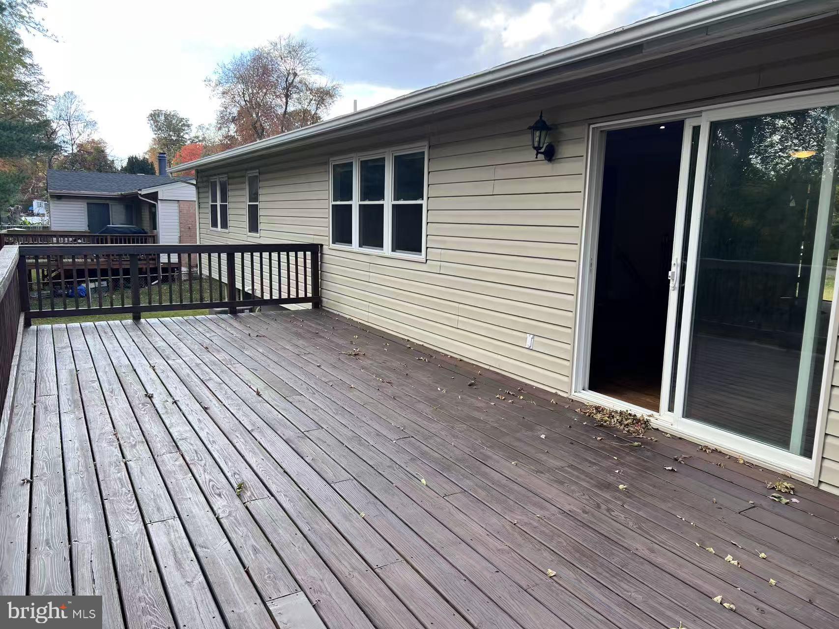 4106 Southend Road Rockville, MD 20853 - Photo 8 of 36 a view of a wooden deck
