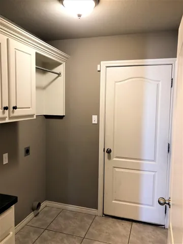 a bathroom with a window