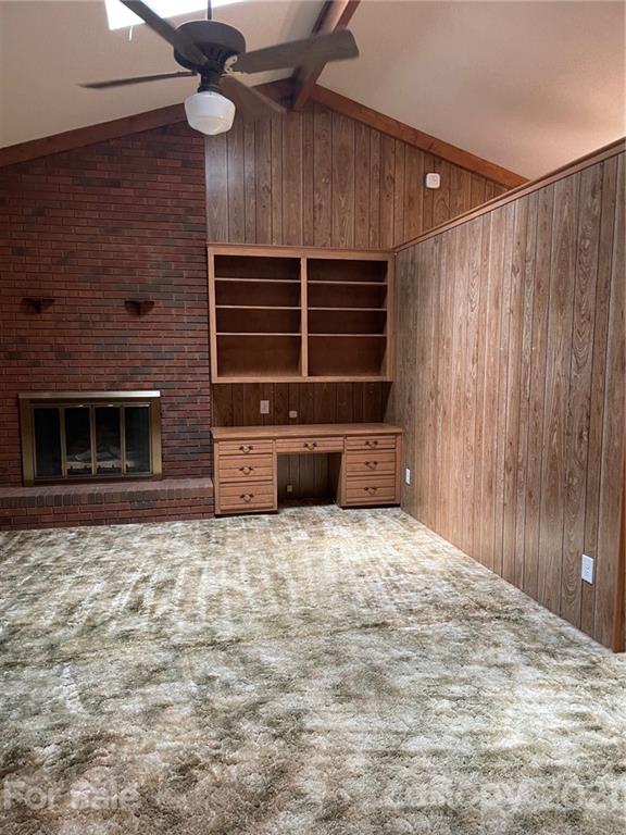 4797 Asbury Church Road Lincolnton, NC 28092 - Photo 9 of 19 a view of an empty room with a fireplace and a window