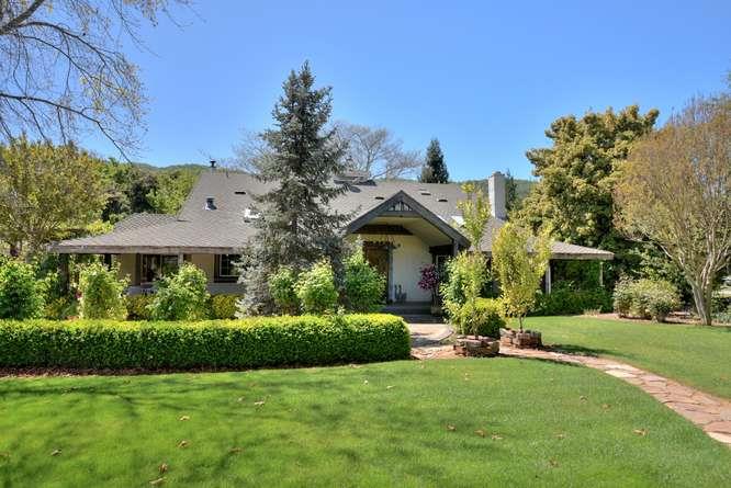 12455 Watsonville Road Gilroy, CA 95020 - Photo 45 of 49 a front view of a house with a yard