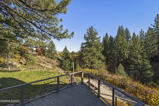 a view of a city with mountains in the background