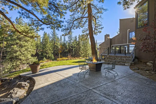 a view of city and mountain