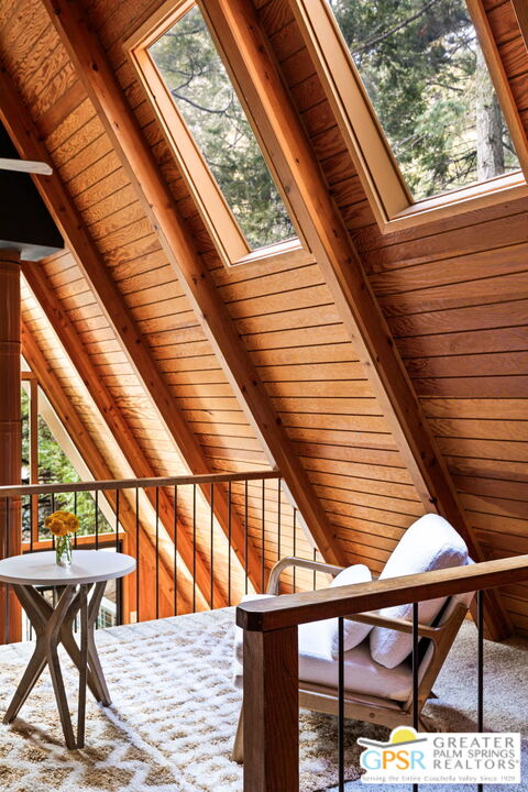 24601 Fern Valley Road Idyllwild, CA 92549 - Photo 20 of 50 a view of a balcony with furniture