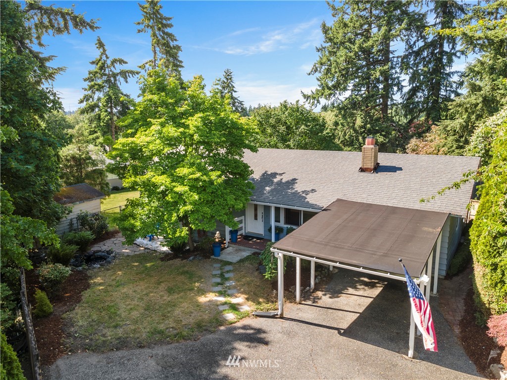 2915 193rd Place Southeast Bothell, WA 98012 - Photo 16 of 17 an aerial view of a house with a yard