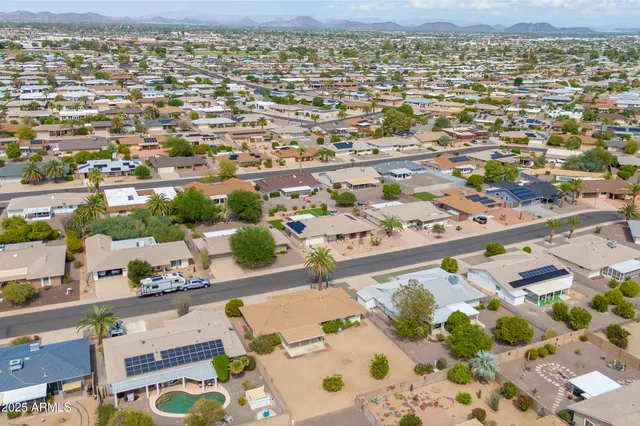 an entryway with two windows