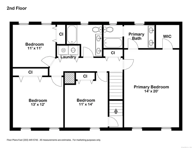 a spacious bedroom with a bed and furniture