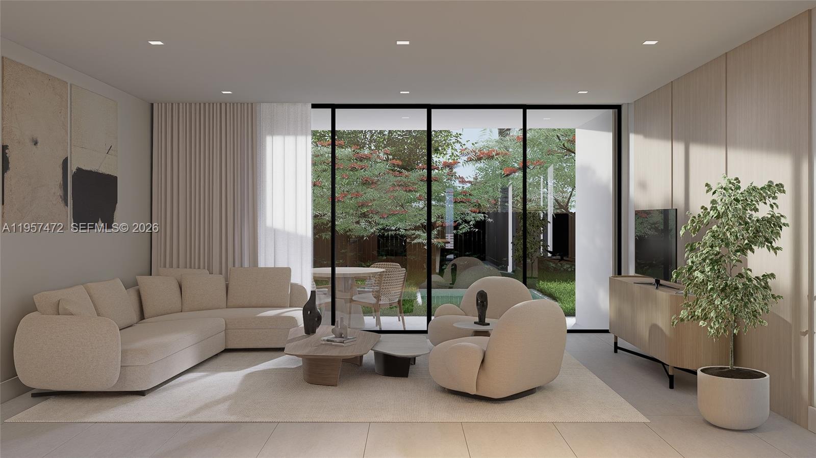 1017 Southwest 13th Court Miami, FL 33135 - Photo 4 of 8 a living room with furniture and a large window