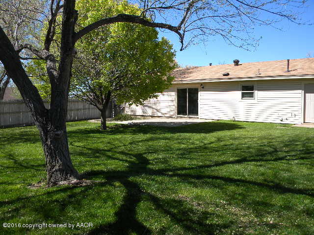 5115 Shield Drive Amarillo, TX 79110 - Photo 10 of 12 Backyard