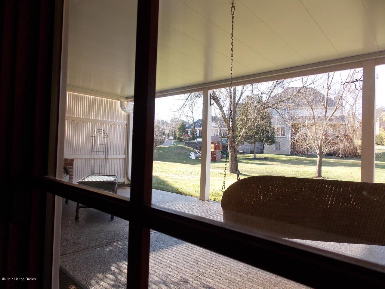 11213 Oakhurst Road Louisville, KY 40245 - Photo 47 of 56 Covered/Dry Patio View from Adjacent Basement Family Room
