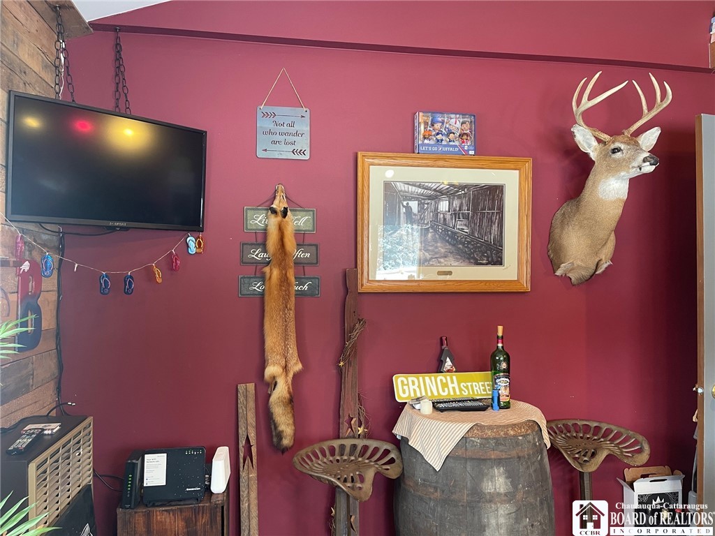 3833 Sherman Ripley Road Sherman, NY 14781 - Photo 11 of 48 Bar room with wall heater