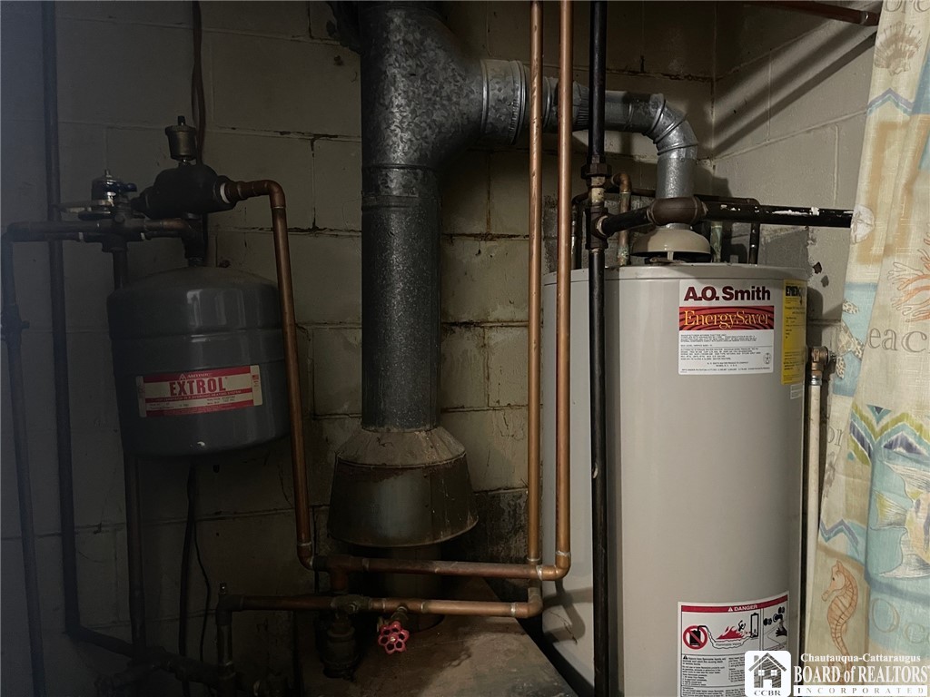 3833 Sherman Ripley Road Sherman, NY 14781 - Photo 24 of 48 Hot water tank and furnace