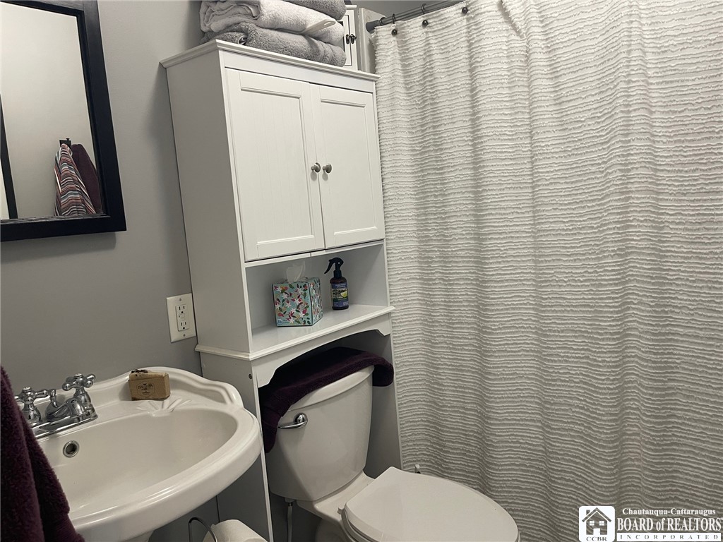 3833 Sherman Ripley Road Sherman, NY 14781 - Photo 26 of 48 First floor full bath. Tub with shower