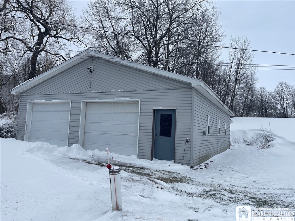 3833 Sherman Ripley Road Sherman, NY 14781 - Photo 3 of 48 32'x50' insulated, auxiliary garage with half bath