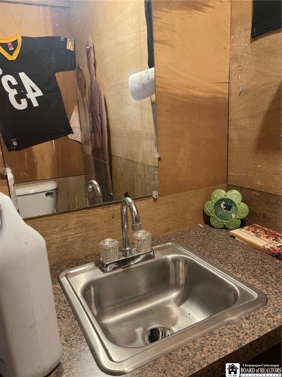 3833 Sherman Ripley Road Sherman, NY 14781 - Photo 39 of 48 Half bath in auxiliary garage