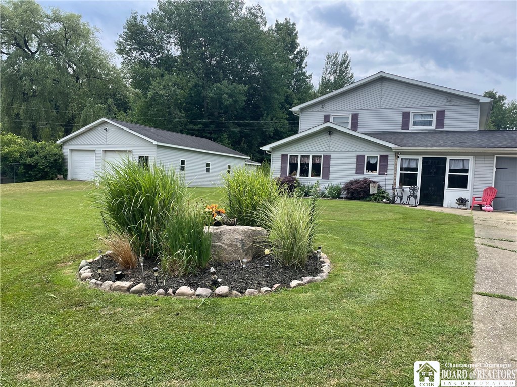 3833 Sherman Ripley Road Sherman, NY 14781 - Photo 44 of 48 Summer view to home and auxiliary garage