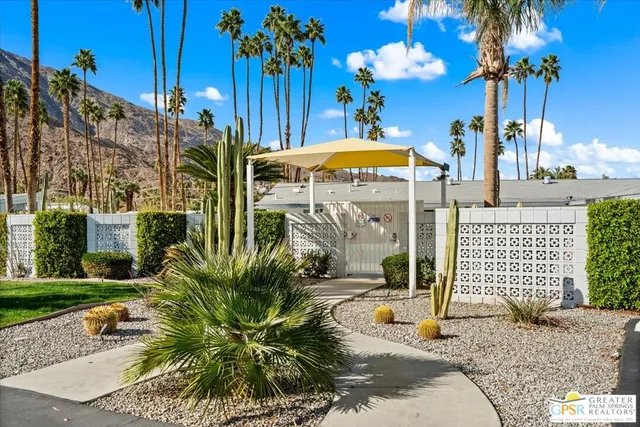 a view of a house with a ocean view