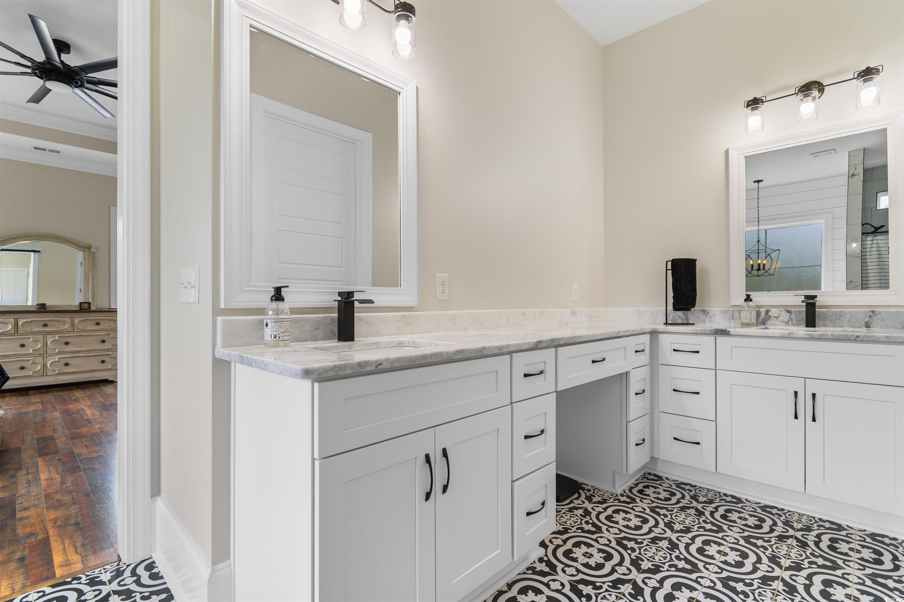 4785 Valley Forge Road Aynor, SC 29511 - Photo 16 of 40 Bathroom featuring hardwood / wood-style floors, v