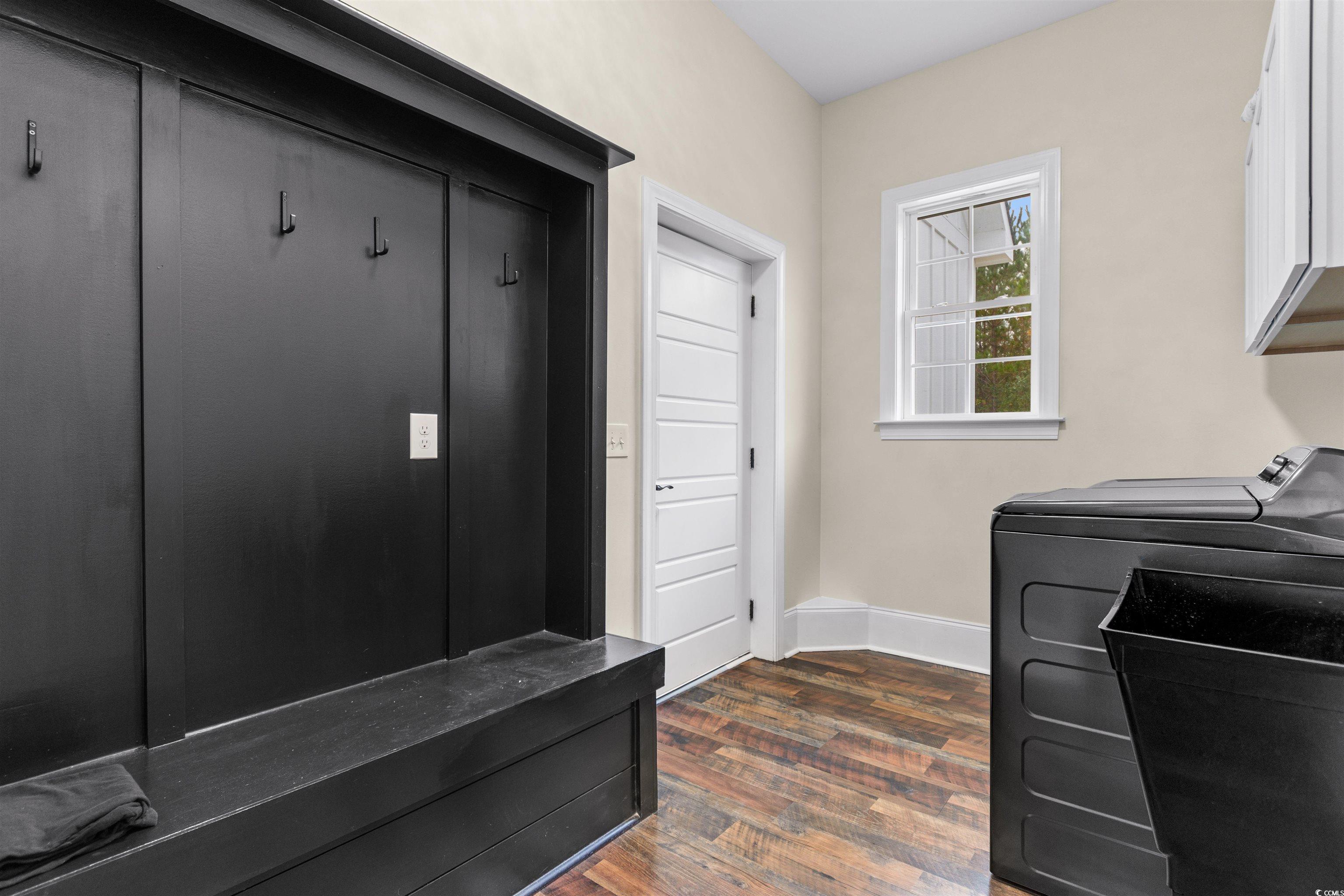 4785 Valley Forge Road Aynor, SC 29511 - Photo 18 of 40 Washroom featuring sink, dark wood-type flooring,