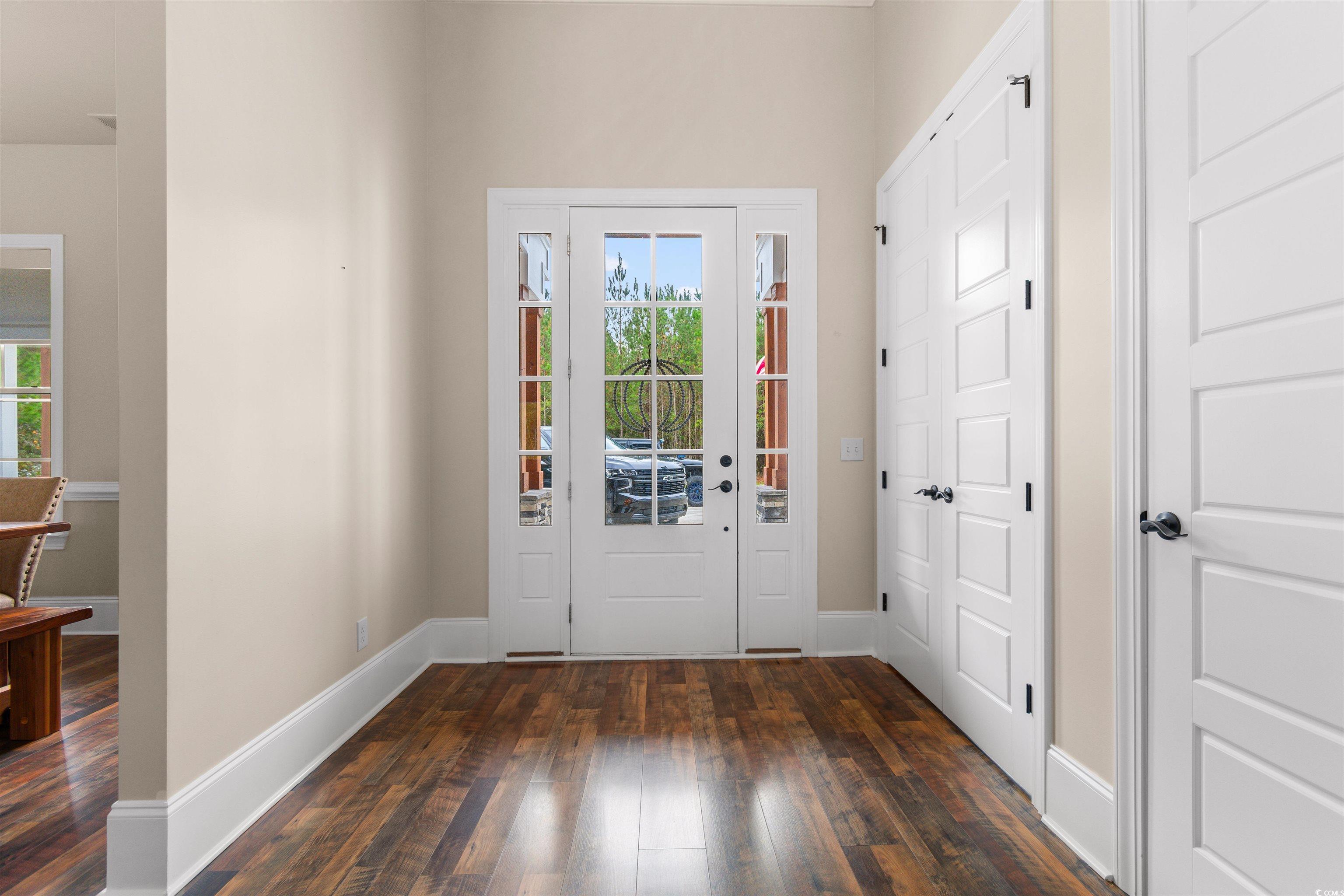 4785 Valley Forge Road Aynor, SC 29511 - Photo 4 of 40 Foyer with dark hardwood / wood-style floors