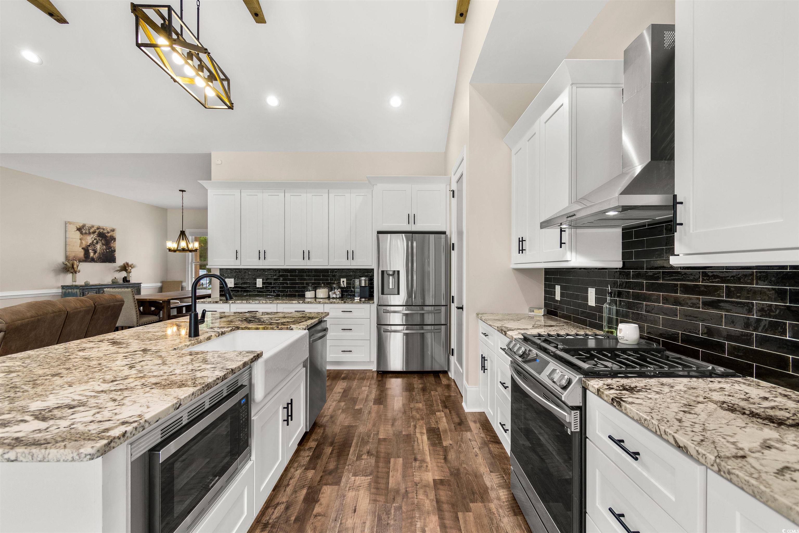 4785 Valley Forge Road Aynor, SC 29511 - Photo 6 of 40 Kitchen featuring wall chimney exhaust hood, white