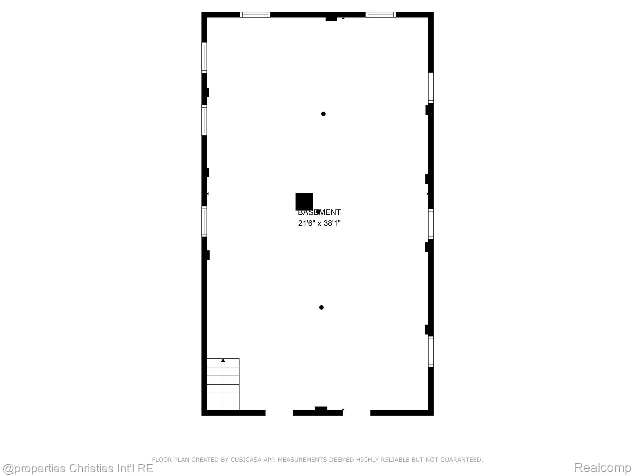 4373-4375 Balfour Road Detroit, MI 48224 - Photo 46 of 46 Basement Floorplan