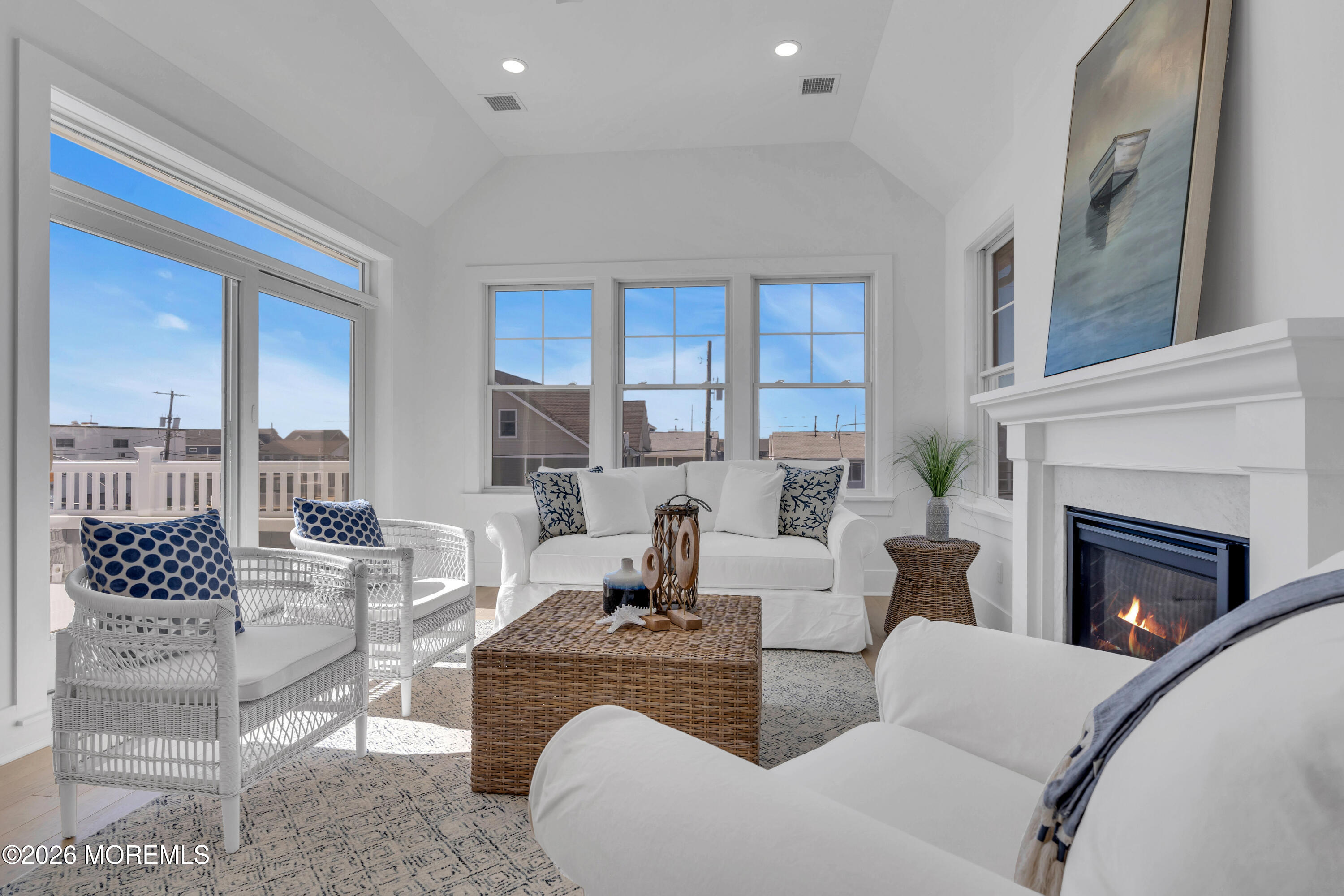 2000 Highway 35 Seaside Heights, NJ 08751 - Photo 7 of 26 a living room with furniture fireplace and a large window