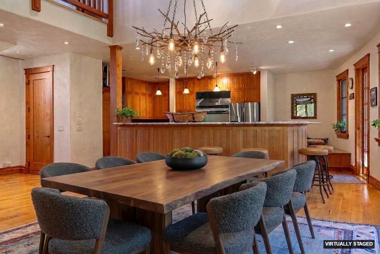 21 Royer Lane Telluride, CO 81435 - Photo 16 of 47 Virtually Stage Dining Area