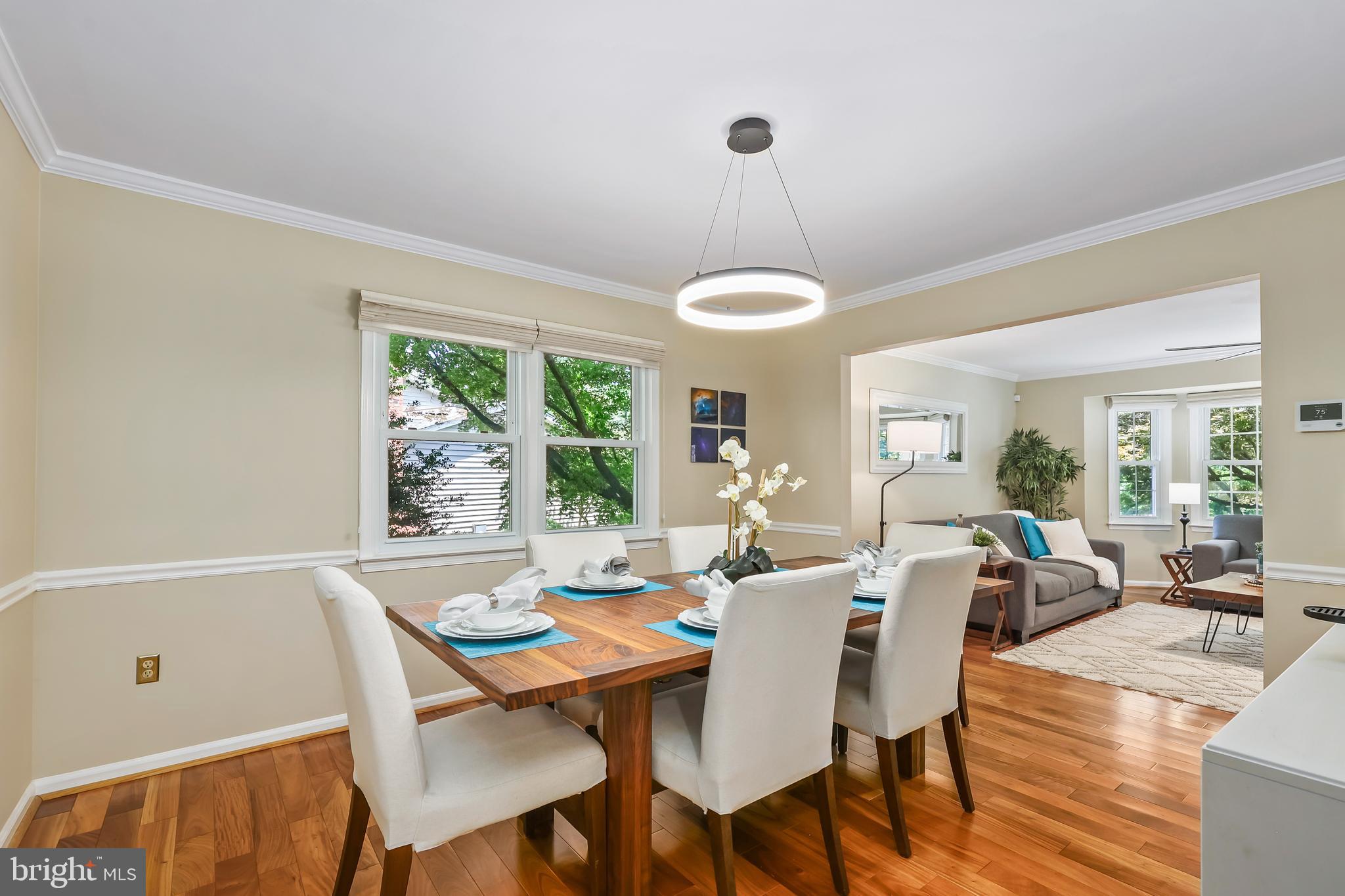 9217 Rockefeller Lane Springfield, VA 22153 - Photo 6 of 41 Spacious Dining Room Perfect for Entertaining