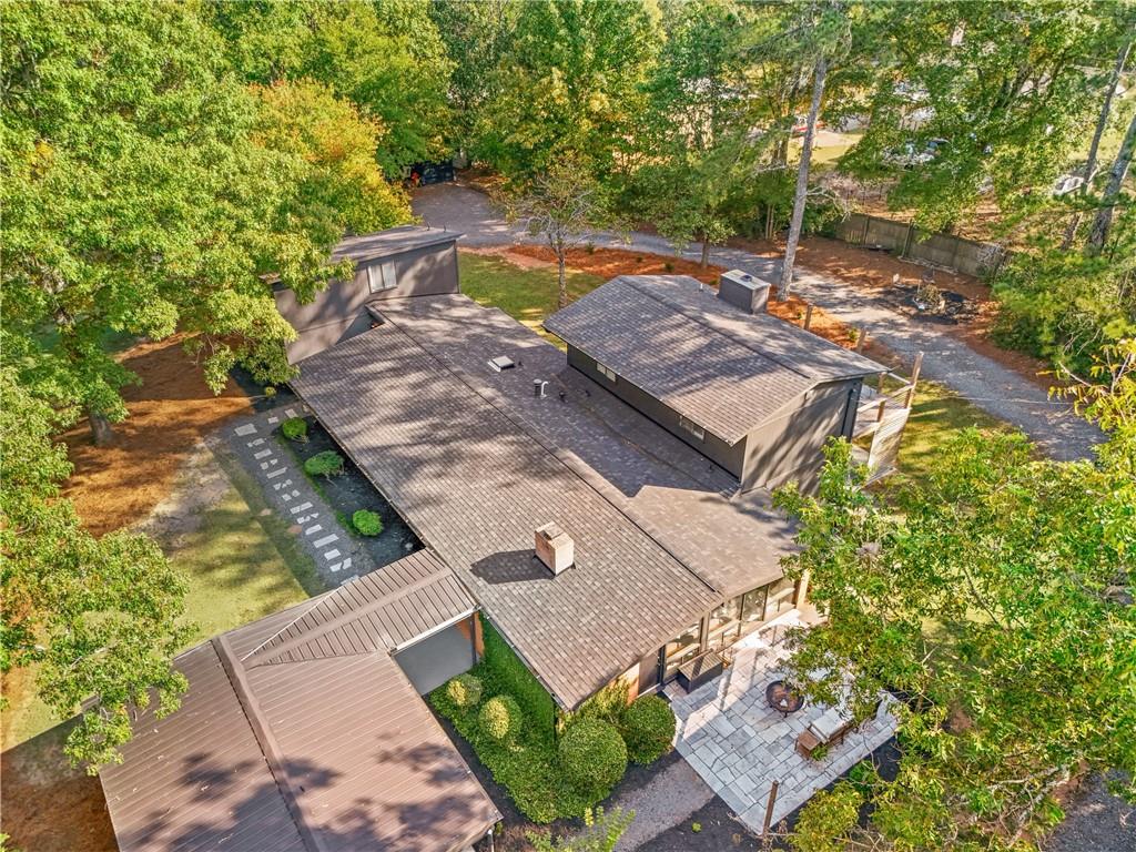 511 East Boyd Road Hogansville, GA 30230 - Photo 28 of 28 an aerial view of a house with a garden