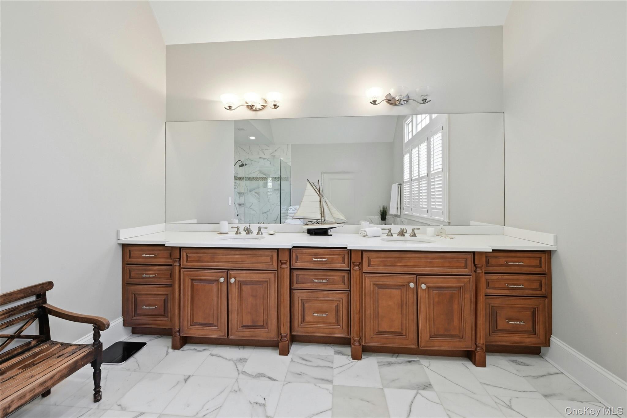 1330 Ridge Road Laurel Hollow, NY 11791 - Photo 35 of 47 Double Sink Vanity