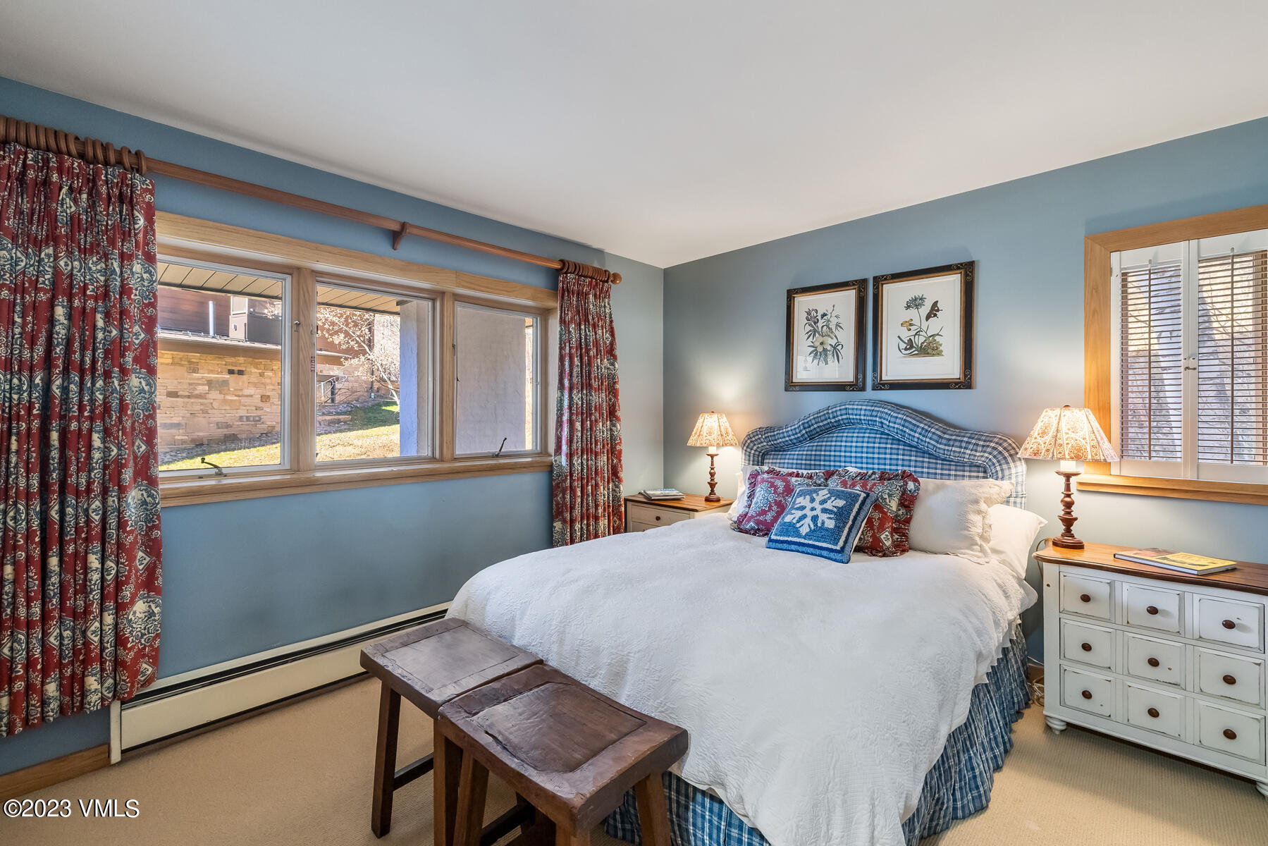 736 Sandy Lane, Unit 1 Vail, CO 81657 - Photo 25 of 36 a bedroom with a bed and a window