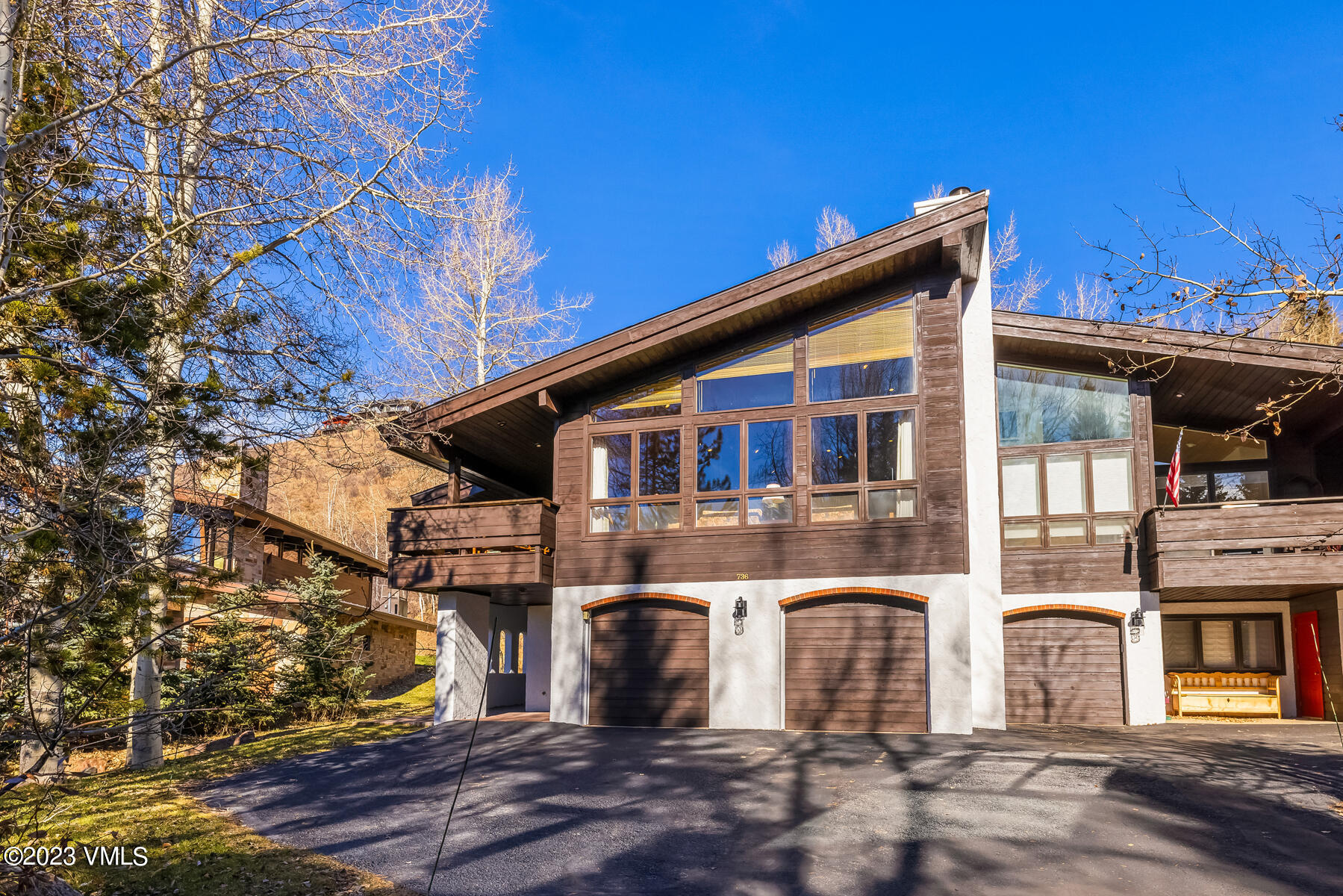 736 Sandy Lane, Unit 1 Vail, CO 81657 - Photo 35 of 36 a view of a house with a street