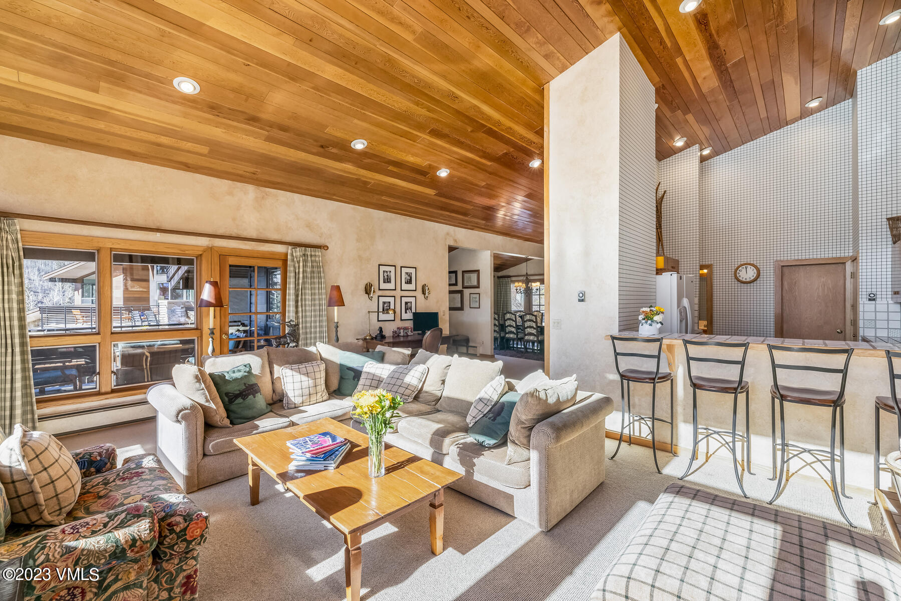 736 Sandy Lane, Unit 1 Vail, CO 81657 - Photo 5 of 36 a living room with furniture and a table