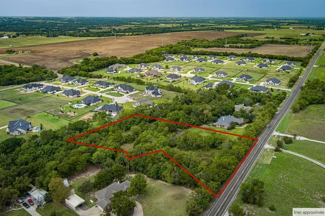 a view of a lake with a city