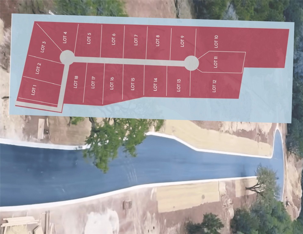 a view of a red sign board