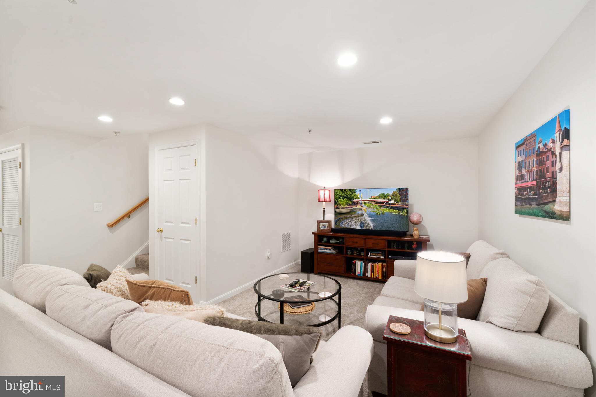 127 South Market Street Frederick, MD 21701 - Photo 30 of 37 Game Room / Family Room (lower level)