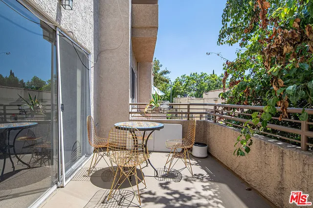 a view of balcony and patio