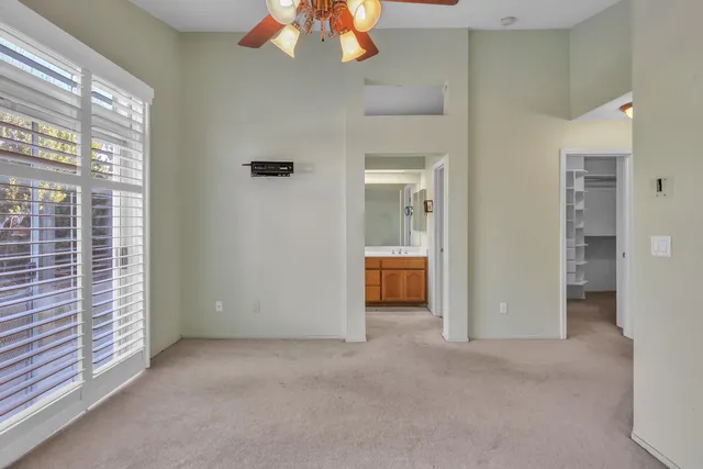 a view of a livingroom with a staircase