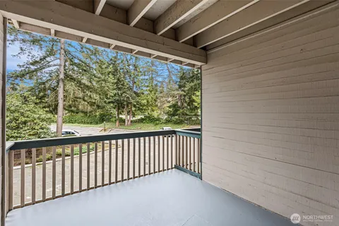 a view of a porch