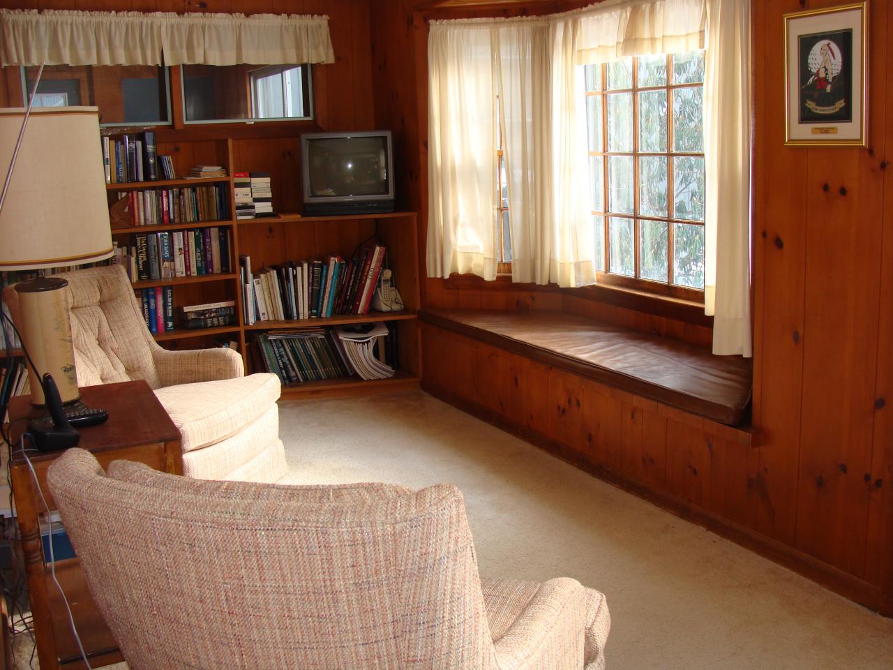 3 Cherry Hill Road Stockbridge, MA 01262 - Photo 6 of 17 a living room with furniture a window and bookshelf