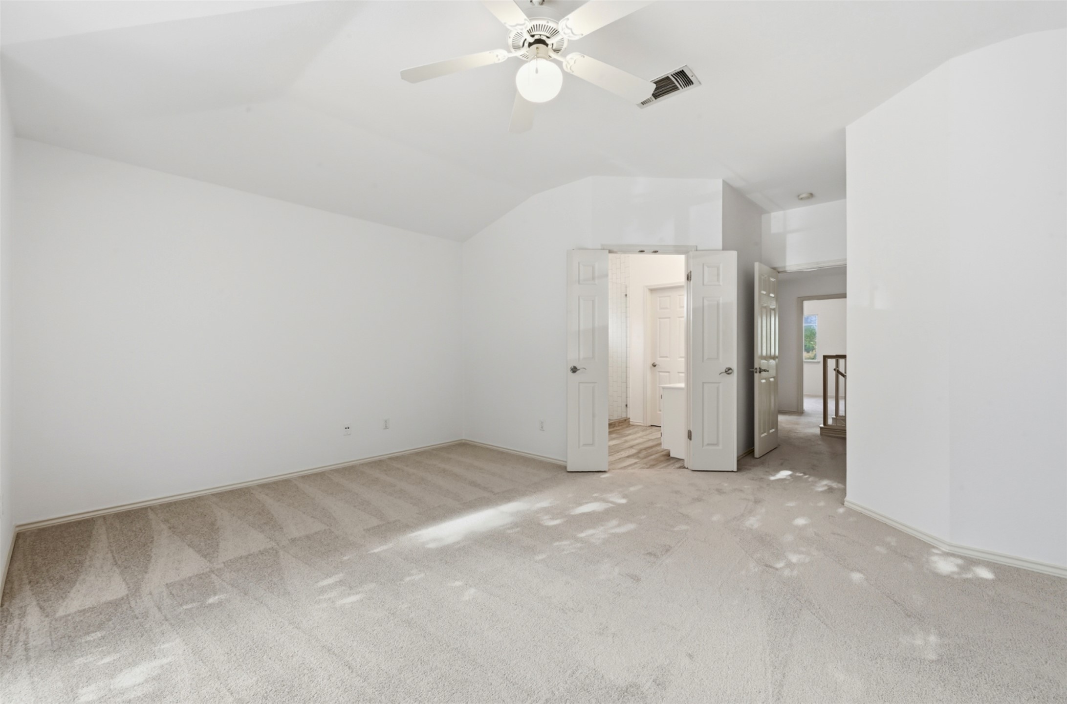 3629 Ruby Red Drive Austin, TX 78728 - Photo 19 of 34 The primary bedroom is oversized featuring a lofted ceiling and ensuite bathroom